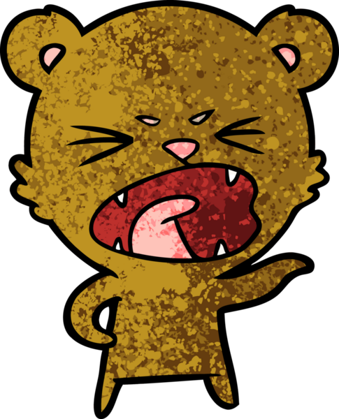 Bir insan tarafından çizilmiş bir çizgi film karakteri.