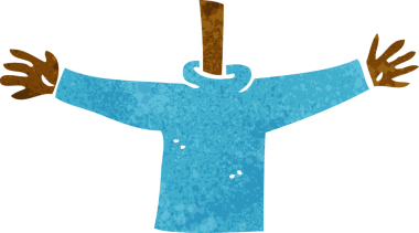 bir insan tarafından çizilmiş, kolları sallayan karikatür gövdesi (karikatürleri karıştır ve eşleştir veya kendi fotoğraflarını ekle)