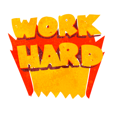 Bir insan tarafından çizilmiş serbest çizim retro çizgi film çalışma sembolü