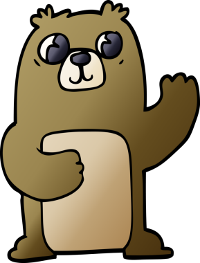 Bir insan tarafından çizilmiş çizgi film karalaması.