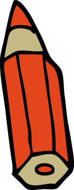 Bir insan tarafından çizilmiş karalama kalemi.