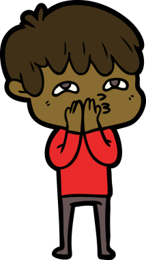 Bir insan tarafından çizilmiş garip bir adam.