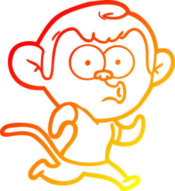 Bir insan tarafından çizilmiş sıcak çizgi çizgi çizgi çizimi.