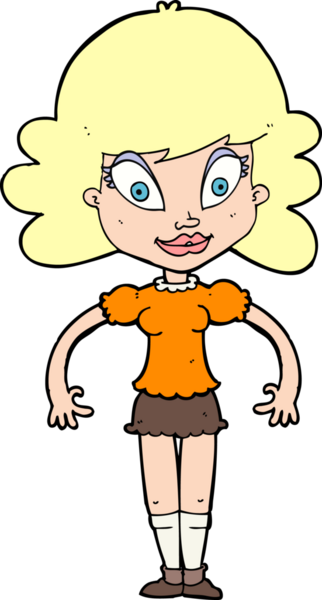 Bir insan tarafından çizilmiş güzel bir kadın.