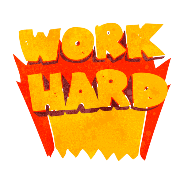 Bir insan tarafından çizilmiş serbest çizim retro çizgi film çalışma sembolü