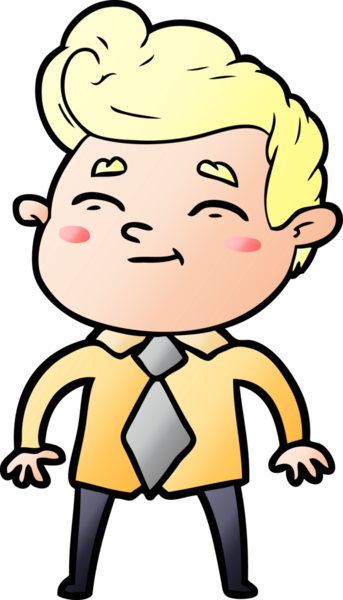 Bir insan tarafından çizilmiş mutlu çizgi film adamı.