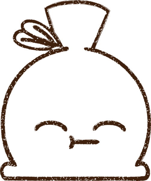 Bir insan tarafından çizilmiş Noel Çuvalı Kömürü