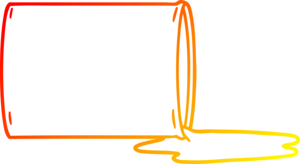 Bir insan tarafından çizilen toksik atığın sıcak çizgi çizimi