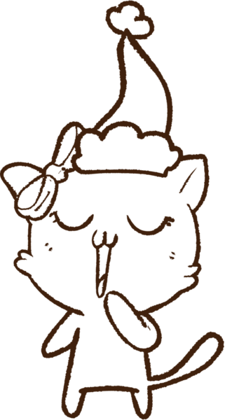 Bir insan tarafından çizilen Kedi Kömürü Festivali