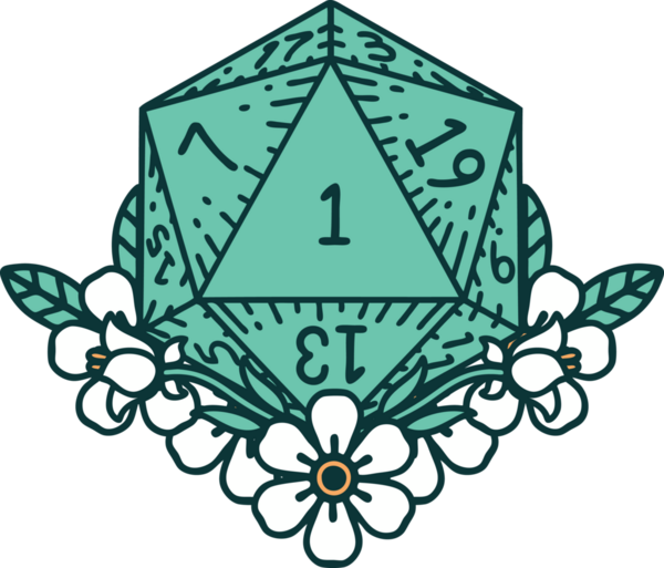 Retro Dövme Tarzı Doğal Zarlar Bir insan tarafından çizilmiş çiçek elementleri ile yuvarlanır