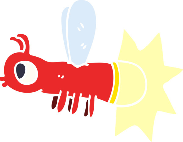 Bir insan tarafından çizilmiş çizgi film karalaması.