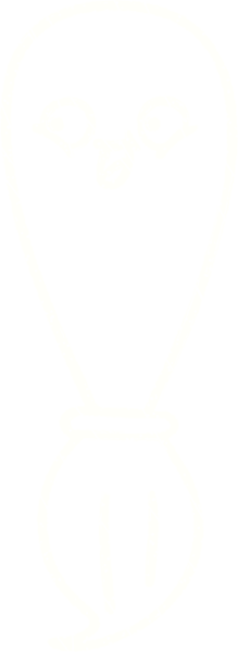 Bir insan tarafından çizilmiş Boya Fırçası Tebeşiri