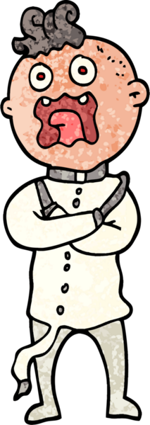 Bir insan tarafından çizilmiş grunge desenli çizgi film delisi.