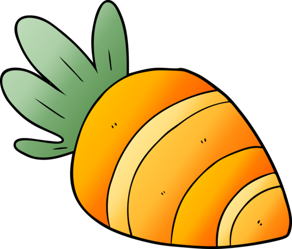 Bir insan tarafından çizilmiş havuç.