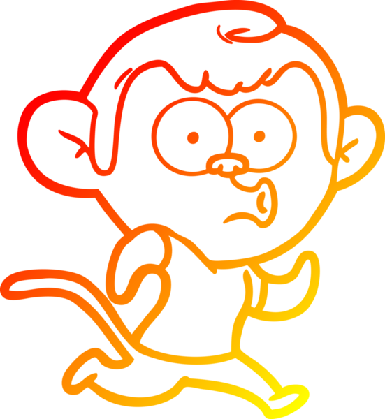 Bir insan tarafından çizilmiş sıcak çizgi çizgi çizgi çizimi.