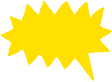 Bir insan tarafından çizilmiş basit bir karalama kabarcığının düz renk çizimi