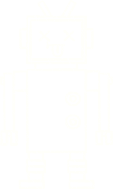 Bir insan tarafından çizilen Ölü Robot Tebeşiri