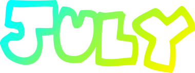 Bir insan tarafından çizilen haziran ayının soğuk gradyan çizimi