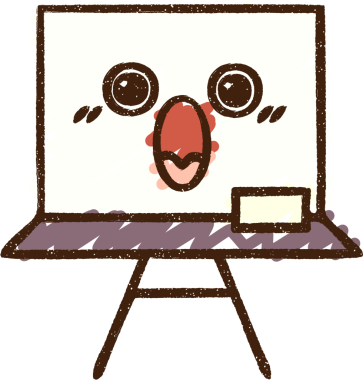 Bir insan tarafından çizilen Whiteboard Tebeşiri