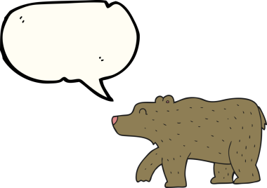 Bir insan tarafından çizilmiş serbest konuşma balonu karikatürü.