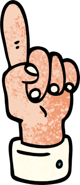 Bir insan tarafından çizilmiş grunge desenli çizim çizgi filmi.