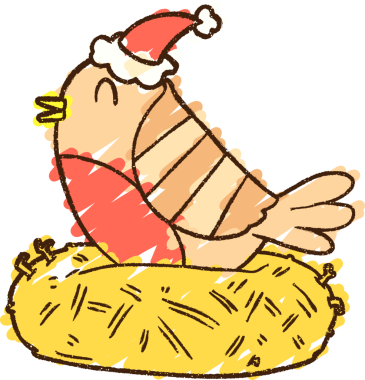 Robin Yuvalama Tebeşiri Bir insan tarafından çizilmiş