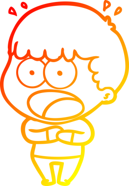 İnsan tarafından çizilmiş bir çizgi film karakteri.