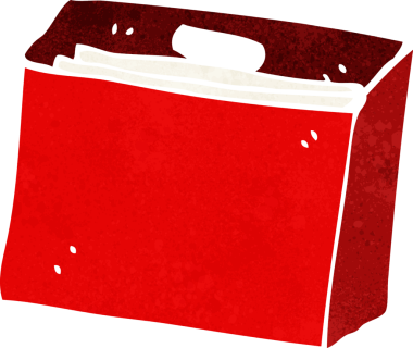 bir insan tarafından çizilmiş iş dosyaları