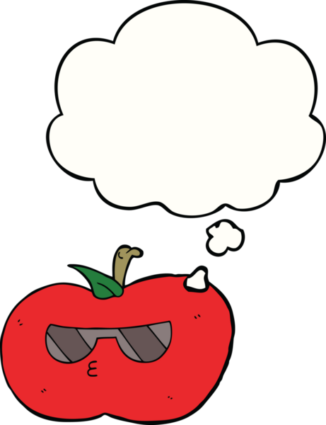 Bir insan tarafından çizilmiş düşünce baloncuklu karikatür.