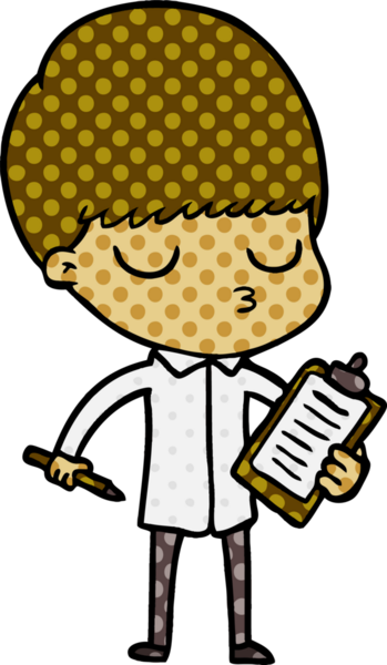 Bir insan tarafından çizilmiş sakin çocuk çizgi filmi.