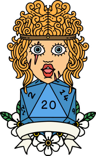 Retro Dövme Tarzı İnsan Barbarlığı Bir insan tarafından çizilmiş 20 zar ile