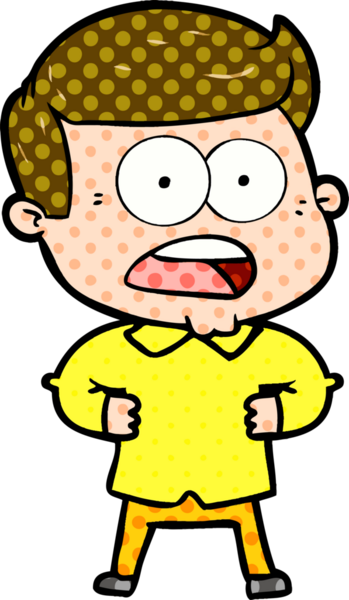 Bir insan tarafından çizilmiş bir karikatür.