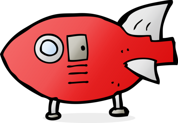 bir insan tarafından çizilmiş uzay roketi