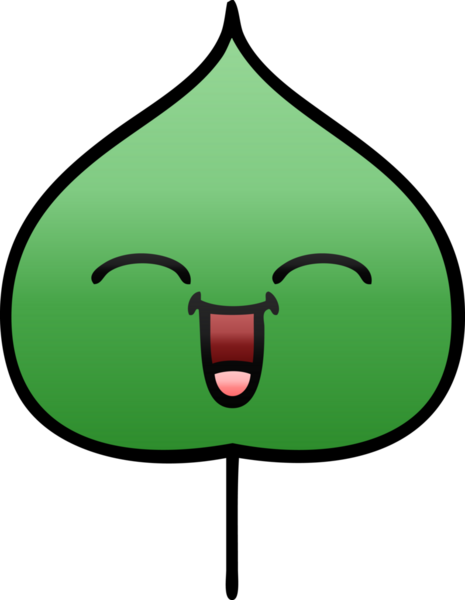 Bir insan tarafından çizilmiş dışavurumsal yaprağın gölgelenmiş çizimi