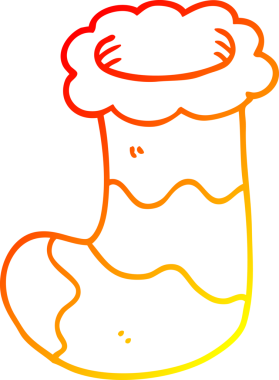 Bir insan tarafından çizilmiş bir karikatür çiziminin sıcak gradyanı.