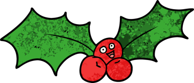 Bir insan tarafından çizilmiş kutsal bir Noel karikatürü.