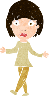 Bir insan tarafından çizilmiş bir karikatür.