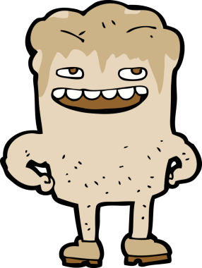 Bir insan tarafından çizilmiş çürük diş.