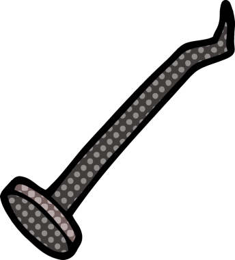 Bir insan tarafından çizilmiş karalama tırnağı.