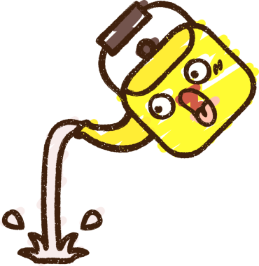 Bir insan tarafından çizilen Sıcak Kettle Tebeşiri