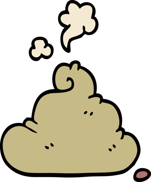 Bir insan tarafından çizilmiş karikatür kakası.