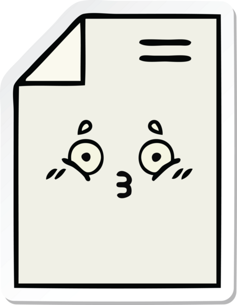 Bir insan tarafından çizilmiş şirin bir kağıt parçası.