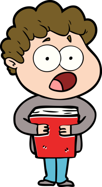 Bir insan tarafından çizilmiş bir karikatür adamı şaşkınlıkla nefes nefese kaldı.