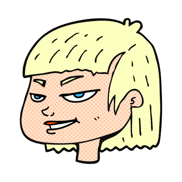 Bir insan tarafından çizilmiş karikatür çizimi.