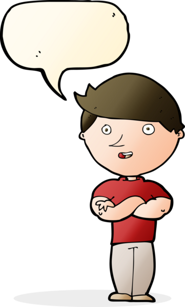 Bir insan tarafından çizilmiş konuşma balonlu mutlu adam çizgi filmi.