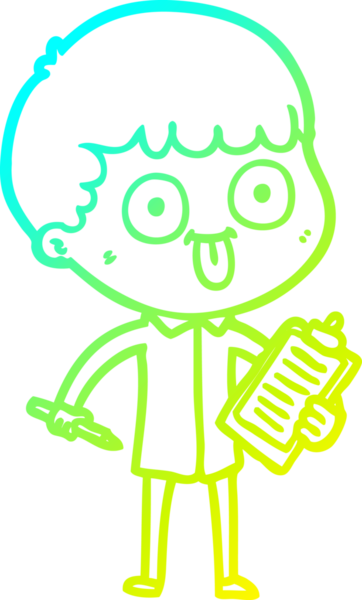 Bir insan tarafından çizilmiş soğuk çizgi çizgi film karakteri.