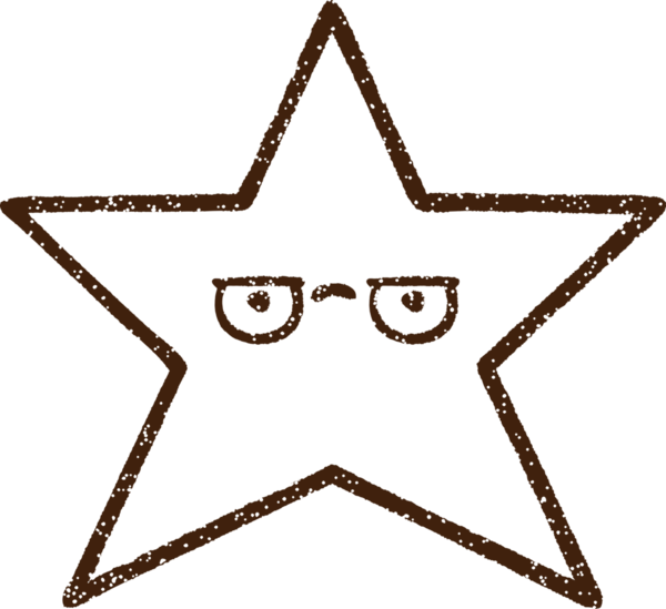 Bir insan tarafından çizilen Yıldız Kömürü Çizimi