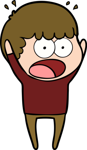 Bir insan tarafından çizilmiş bir karikatür.