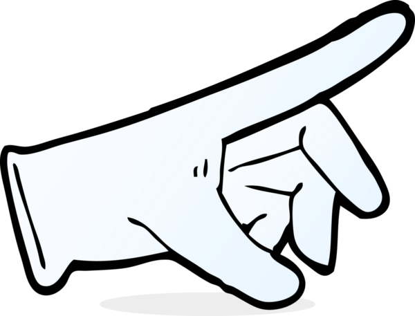 Bir insan tarafından çizilmiş lastik eldiven.