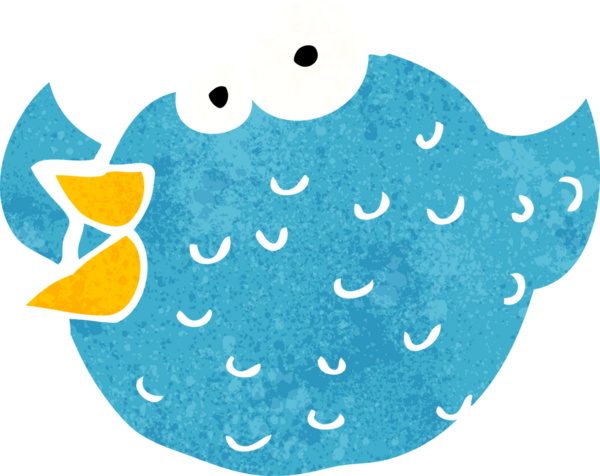 bir insan tarafından çizilmiş mutlu bir kuş.